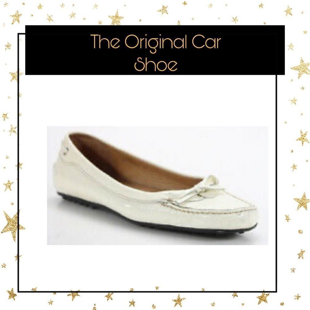 The Original Car Shoe Off-White Moccasins 36 6